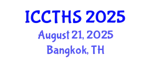 International Conference on Counter Terrorism and Human Security (ICCTHS) August 21, 2025 - Bangkok, Thailand