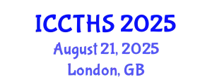 International Conference on Counter Terrorism and Human Security (ICCTHS) August 21, 2025 - London, United Kingdom