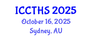 International Conference on Counter Terrorism and Human Security (ICCTHS) October 16, 2025 - Sydney, Australia