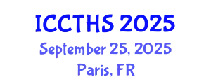 International Conference on Counter Terrorism and Human Security (ICCTHS) September 25, 2025 - Paris, France
