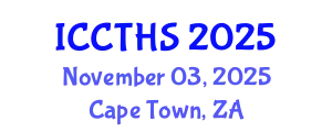 International Conference on Counter Terrorism and Human Security (ICCTHS) November 03, 2025 - Cape Town, South Africa