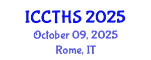International Conference on Counter Terrorism and Human Security (ICCTHS) October 09, 2025 - Rome, Italy