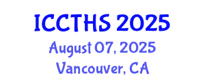 International Conference on Counter Terrorism and Human Security (ICCTHS) August 07, 2025 - Vancouver, Canada