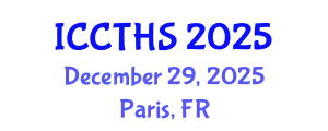 International Conference on Counter Terrorism and Human Security (ICCTHS) December 29, 2025 - Paris, France