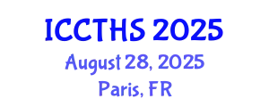 International Conference on Counter Terrorism and Human Security (ICCTHS) August 28, 2025 - Paris, France