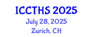 International Conference on Counter Terrorism and Human Security (ICCTHS) July 28, 2025 - Zurich, Switzerland