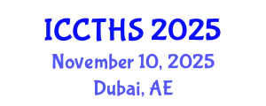 International Conference on Counter Terrorism and Human Security (ICCTHS) November 10, 2025 - Dubai, United Arab Emirates