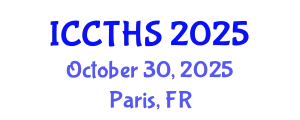 International Conference on Counter Terrorism and Human Security (ICCTHS) October 30, 2025 - Paris, France