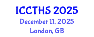International Conference on Counter Terrorism and Human Security (ICCTHS) December 11, 2025 - London, United Kingdom
