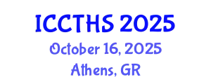 International Conference on Counter Terrorism and Human Security (ICCTHS) October 16, 2025 - Athens, Greece
