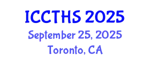 International Conference on Counter Terrorism and Human Security (ICCTHS) September 25, 2025 - Toronto, Canada