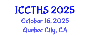International Conference on Counter Terrorism and Human Security (ICCTHS) October 16, 2025 - Quebec City, Canada