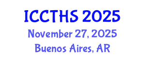 International Conference on Counter Terrorism and Human Security (ICCTHS) November 27, 2025 - Buenos Aires, Argentina
