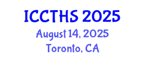 International Conference on Counter Terrorism and Human Security (ICCTHS) August 14, 2025 - Toronto, Canada