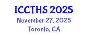 International Conference on Counter Terrorism and Human Security (ICCTHS) November 27, 2025 - Toronto, Canada