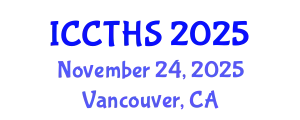 International Conference on Counter Terrorism and Human Security (ICCTHS) November 24, 2025 - Vancouver, Canada