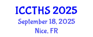 International Conference on Counter Terrorism and Human Security (ICCTHS) September 18, 2025 - Nice, France