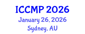 International Conference on Condensed Matter Physics (ICCMP) January 26, 2026 - Sydney, Australia