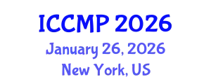 International Conference on Condensed Matter Physics (ICCMP) January 26, 2026 - New York, United States