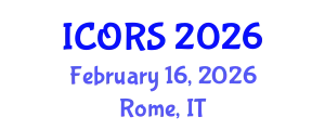 International Conference on Operations Research and Statistics (ICORS) February 16, 2026 - Rome, Italy