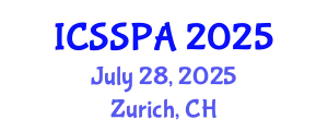 International Conference on Sport Statistics and Performance Analysis (ICSSPA) July 28, 2025 - Zurich, Switzerland
