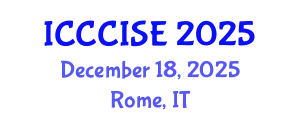 International Conference on Computer, Communication and Information Sciences, and Engineering (ICCCISE) December 18, 2025 - Rome, Italy