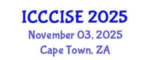 International Conference on Computer, Communication and Information Sciences, and Engineering (ICCCISE) November 03, 2025 - Cape Town, South Africa