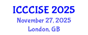 International Conference on Computer, Communication and Information Sciences, and Engineering (ICCCISE) November 27, 2025 - London, United Kingdom