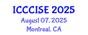 International Conference on Computer, Communication and Information Sciences, and Engineering (ICCCISE) August 07, 2025 - Montreal, Canada