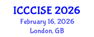 International Conference on Computer, Communication and Information Sciences, and Engineering (ICCCISE) February 16, 2026 - London, United Kingdom