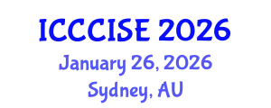 International Conference on Computer, Communication and Information Sciences, and Engineering (ICCCISE) January 26, 2026 - Sydney, Australia