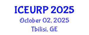 International Conference on Environmental, Urban and Regional Planning (ICEURP) October 02, 2025 - Tbilisi, Georgia