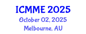 International Conference on Metallurgical and Materials Engineering (ICMME) October 02, 2025 - Melbourne, Australia