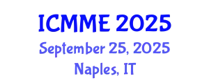 International Conference on Metallurgical and Materials Engineering (ICMME) September 25, 2025 - Naples, Italy