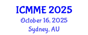 International Conference on Metallurgical and Materials Engineering (ICMME) October 16, 2025 - Sydney, Australia