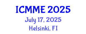 International Conference on Metallurgical and Materials Engineering (ICMME) July 17, 2025 - Helsinki, Finland