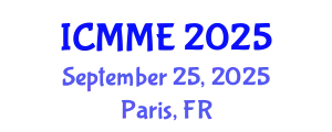 International Conference on Metallurgical and Materials Engineering (ICMME) September 25, 2025 - Paris, France