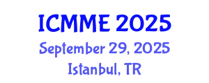 International Conference on Metallurgical and Materials Engineering (ICMME) September 29, 2025 - Istanbul, Turkey