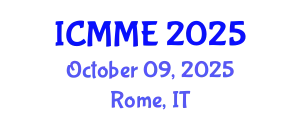 International Conference on Metallurgical and Materials Engineering (ICMME) October 09, 2025 - Rome, Italy