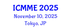 International Conference on Metallurgical and Materials Engineering (ICMME) November 10, 2025 - Tokyo, Japan