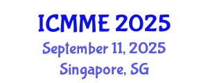 International Conference on Metallurgical and Materials Engineering (ICMME) September 11, 2025 - Singapore, Singapore