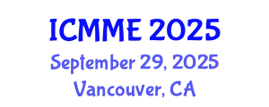 International Conference on Metallurgical and Materials Engineering (ICMME) September 29, 2025 - Vancouver, Canada
