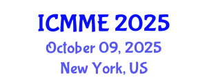 International Conference on Metallurgical and Materials Engineering (ICMME) October 09, 2025 - New York, United States