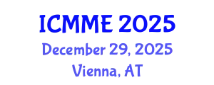 International Conference on Metallurgical and Materials Engineering (ICMME) December 29, 2025 - Vienna, Austria