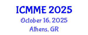 International Conference on Metallurgical and Materials Engineering (ICMME) October 16, 2025 - Athens, Greece