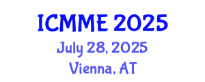 International Conference on Metallurgical and Materials Engineering (ICMME) July 28, 2025 - Vienna, Austria