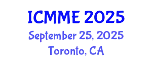 International Conference on Metallurgical and Materials Engineering (ICMME) September 25, 2025 - Toronto, Canada