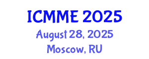International Conference on Metallurgical and Materials Engineering (ICMME) August 28, 2025 - Moscow, Russia