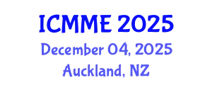 International Conference on Metallurgical and Materials Engineering (ICMME) December 04, 2025 - Auckland, New Zealand