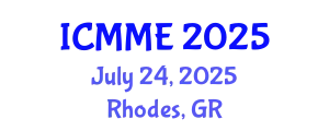 International Conference on Metallurgical and Materials Engineering (ICMME) July 24, 2025 - Rhodes, Greece